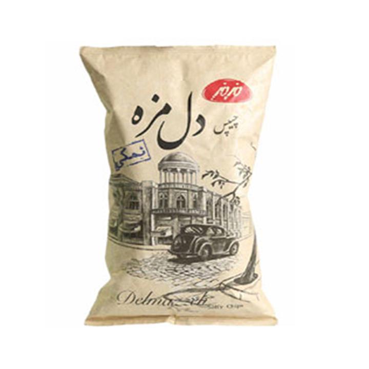 چیپس دل مزه نمکی مزمز 180 گرمی
